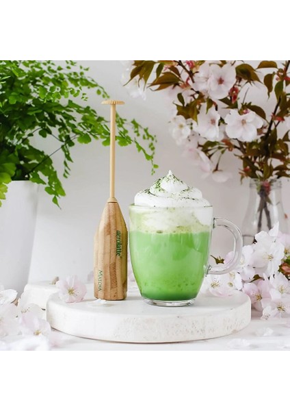 Matcha Naturel Çay Kahve ve Süt Köpürtücü