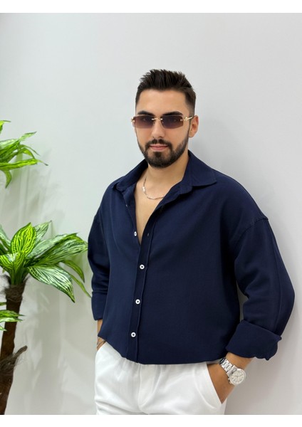 Erkek Yeni Sezon Ütü Gerektirmeyen Krinkıl Gömlek indirimleri