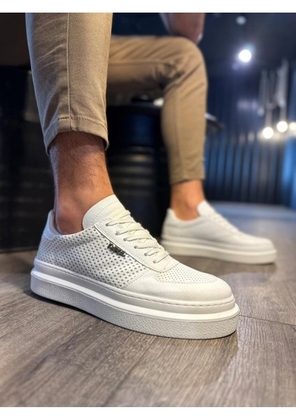 J013 Bağcıklı Ortopedik Taban Erkek Günlük Sneaker Spor Ayakkabı Bt Beyaz fırsatları