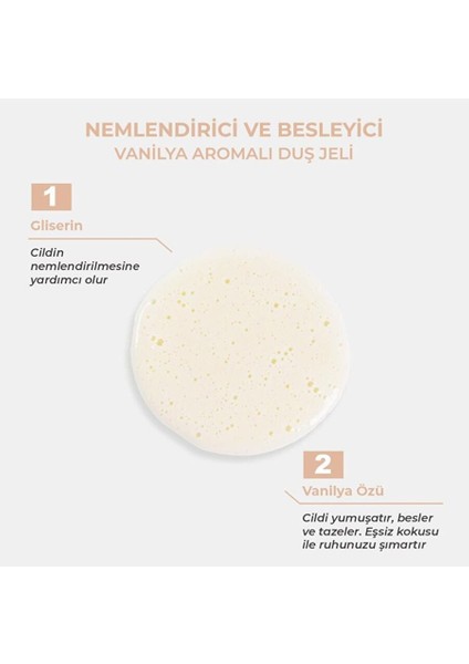 Nemlendirici ve Besleyici Vanilya Aromalı Duş Jeli 400ML