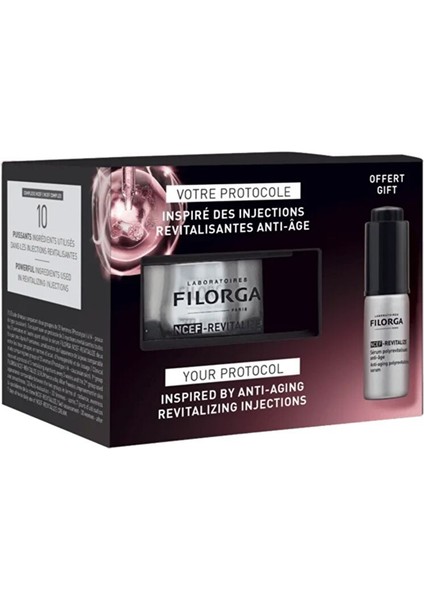 Ncef Revitalize Cream 50 ml - Ncef Revitalize Serum 5 ml Hediye