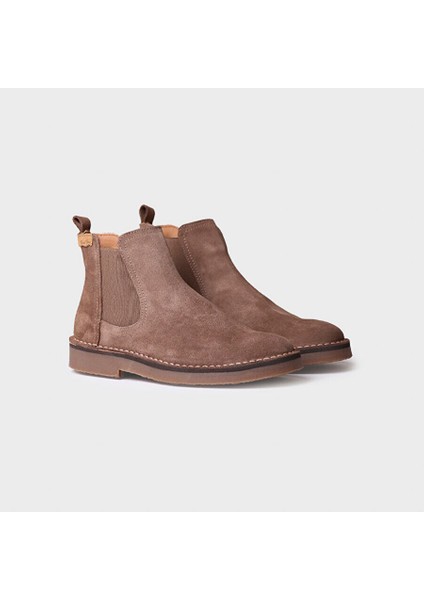 Kadın Bot Isa-Sy Toni Pons Ankle Boot In Suede In Taupe