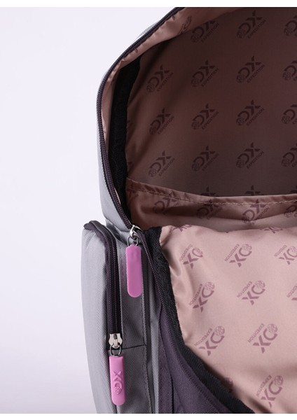 Gri - Pembe Kız Çocuk 39X28X15 cm Sırt Çantası Bowıe-G indirimleri
