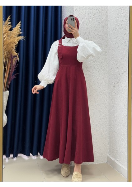 Celia Sülfür Gabardin JILE-BN4289 Bordo