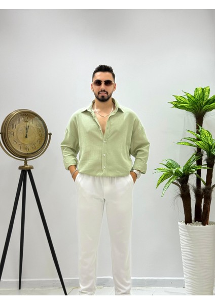 Erkek Yeni Sezon Ütü Gerektirmeyen Krinkıl Gömlek modelleri