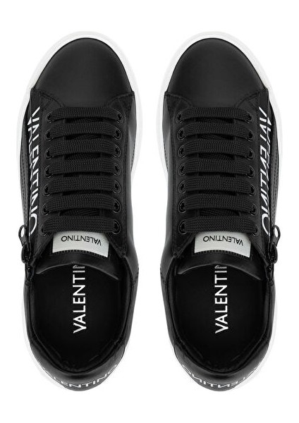 Beyaz-Gümüş Kadın Deri Sneaker 1040 91S3902 Bn Ayk Y24