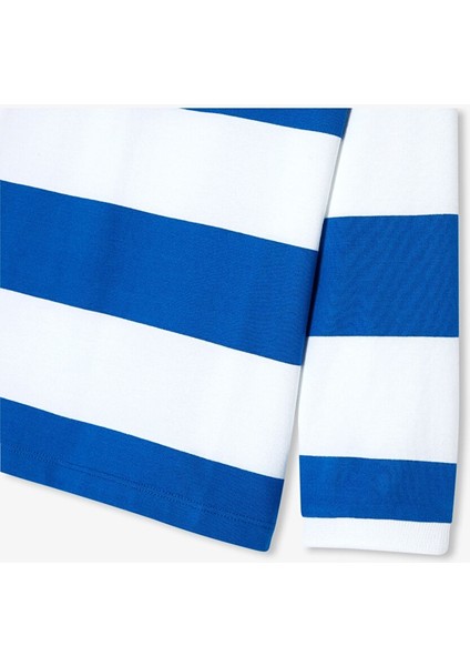 Erkek Çocuk Çizgili Polo Yaka Sweatshirt fırsatları