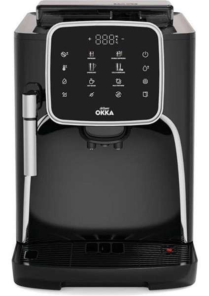 Okka Pro OK0030 Tam Otomatik Espresso Makinesi Krom fırsatları