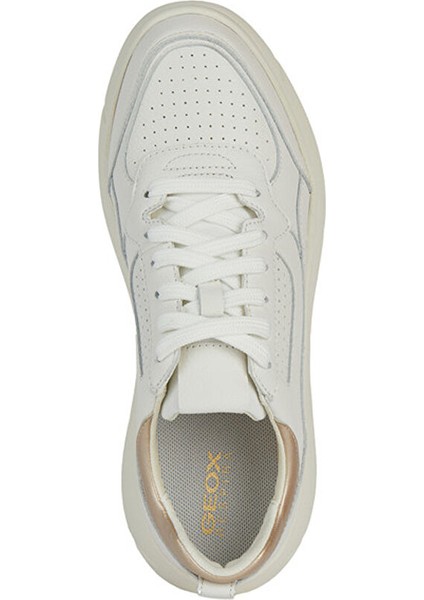 Beyaz-Altın Kadın Deri Sneaker D Nebula 2.0 x B indirimleri