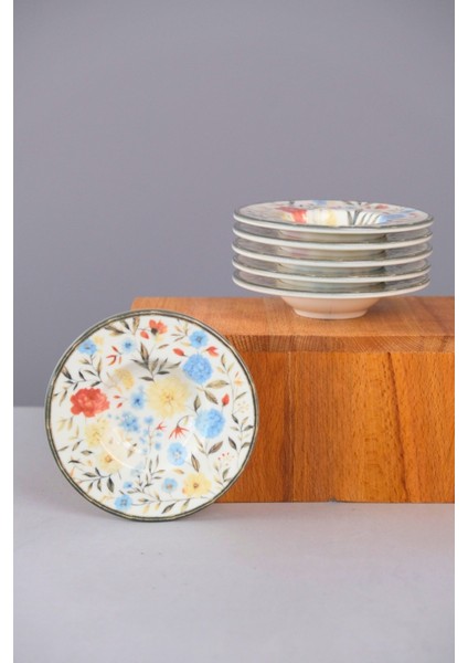 Porselen Fiori Çay Tabağı Seti 12CM 6 Parça BNS6CTPRS1217 indirimleri