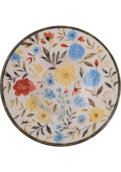 Porselen Fiori Çay Tabağı Seti 12CM 6 Parça BNS6CTPRS1217