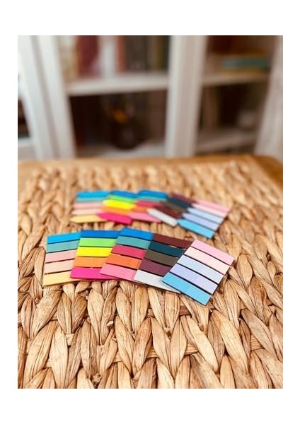 Sticky Notes Şeffaf Renkli Yapışkan Not Kağıtları Film Indeks (Renk 5)