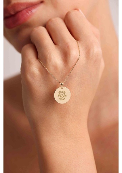 Kişiselleştirilebilir Madalyon Burç Kolye
