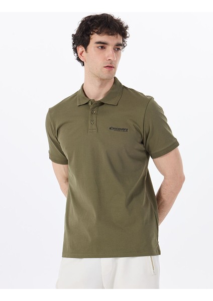 Haki Erkek Relaxed Fit Polo T-Shirt D4SM-TST3248 modelleri