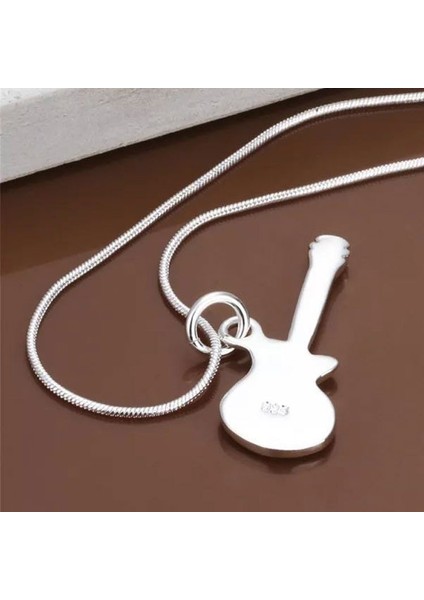 Hediyelik Gitar Kolye Ucu Gümüş Gku fırsatları