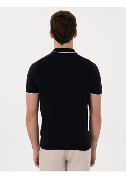 Lacivert Slim Fit Kazak indirimleri