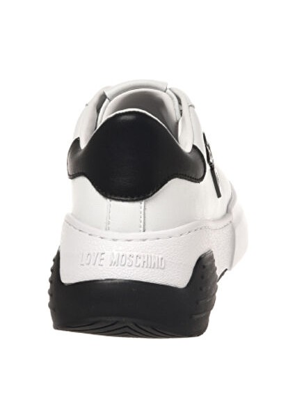 Beyaz-Siyah Kadın Deri Sneaker JA15105G1HIA110A fırsatları