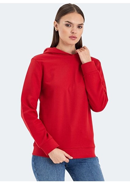 Kathy In Kadın Sweatshirt Kırmızı