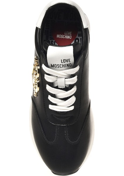 Siyah-Beyaz Kadın Deri Sneaker JA15074G1HIA100A modelleri