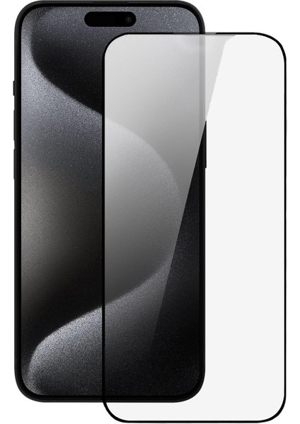 Iphone 15 Pro Max Için Superglass Ekstra Kalınlaştırılmış Güçlü Ekran Koruyucu Kırılmaz Temperli Cam Koruma Parmak Izi Tutmayan Oleofobik Yüzey (Superglass, 15 Pro Max)