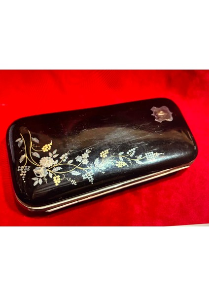 Gümüş Işlemeli Baga Kutu 14 cm 7 cm 2 cm Ölçülerinde modelleri
