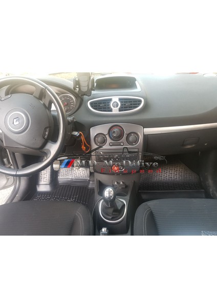 Renault Clıo 3 3D Siyah Havuzlu Paspas 2005 ve 2012 indirimleri