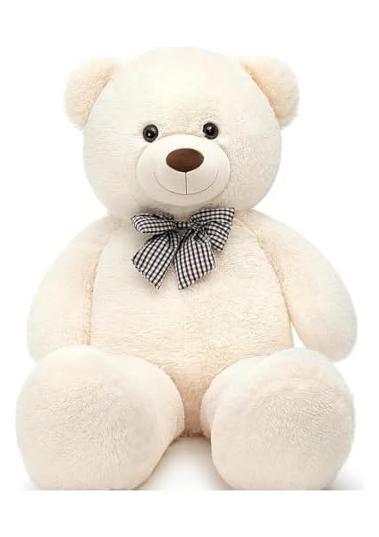 Sevimli Peluş Şaşkın Ayı 80 cm - Sevgiliye Özel Hediye Beyaz fiyatları