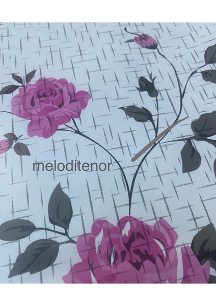 Elyaf Astarlı Çiçekli Kaymaz Pvc Yuvarlak Muşamba Masa Örtüsü 140 cm Q fiyatları