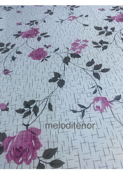 Elyaf Astarlı Çiçekli Kaymaz Pvc Yuvarlak Muşamba Masa Örtüsü 140 cm Q modelleri