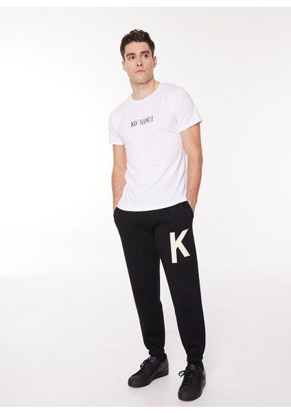 Bisiklet Yaka Baskılı Beyaz Erkek T-Shirt Mtt G540 Rekst_reflector Regular
