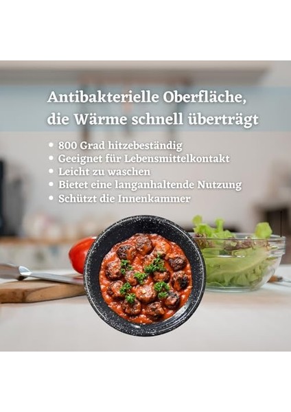 Airfryer Emaye Tencere 3,5-4.1 L ile Uyumlu