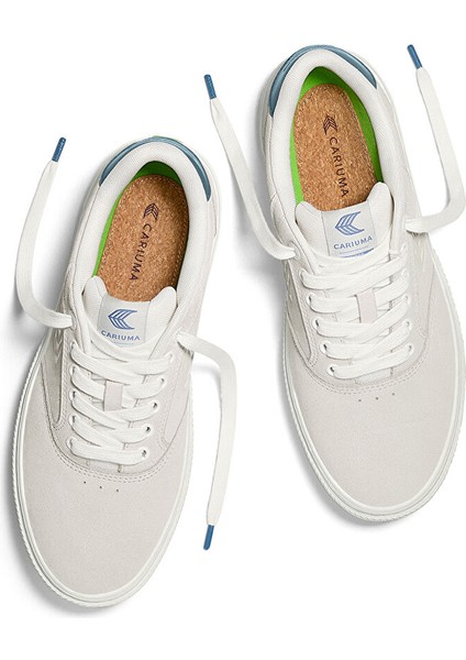 511802W1GM-NAIOCA Sneaker Gri Deri Erkek Lifestyle Ayakkabı