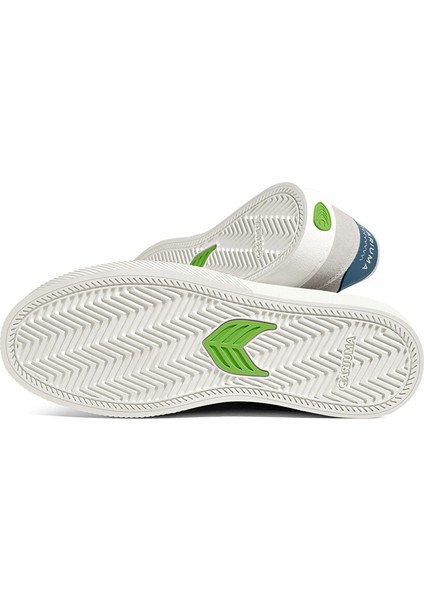511802W1GM-NAIOCA Sneaker Gri Deri Erkek Lifestyle Ayakkabı