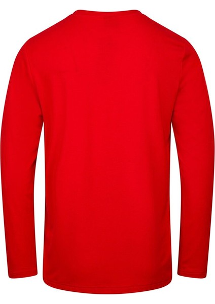 Vernon Erkek Uzun Kol Viloft T-Shirt Kırmızı modelleri