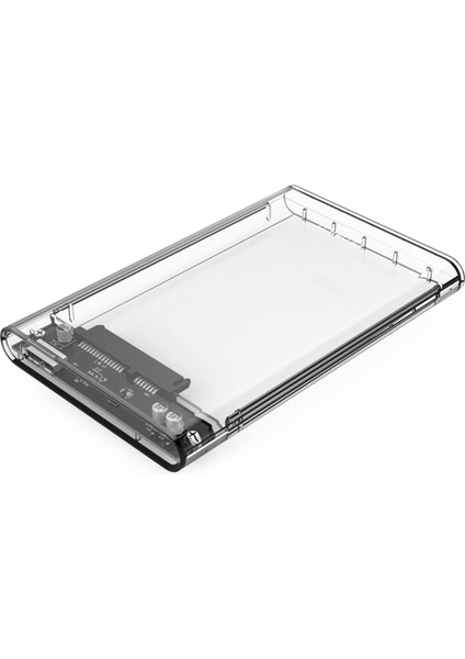 USB 3.0 Micro B Şeffaf 2.5” Inch Sata SSD Hard Disk Kutusu