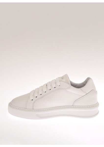 Beyaz Kadın Deri Sneaker 22408 D fiyatları