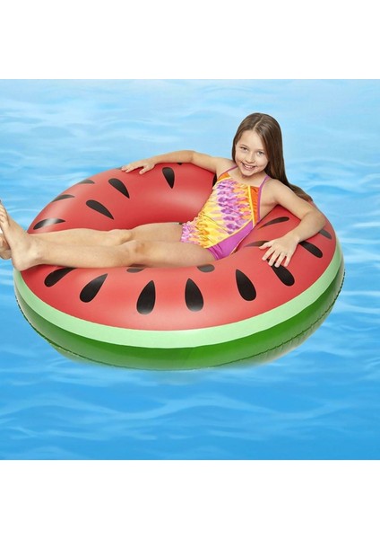 Şişme Karpuz Desenli Simit Havuz Simidi 86 Cm, Eğlenceli ve Rahat Kullanım fiyatları