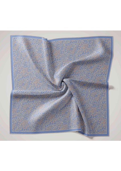 Twill Ipek Eşarp - 11464-55 Bebe Mavi fırsatları