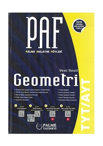 Tyt-Ayt Geometri Palme Anlatımlı Föyleri