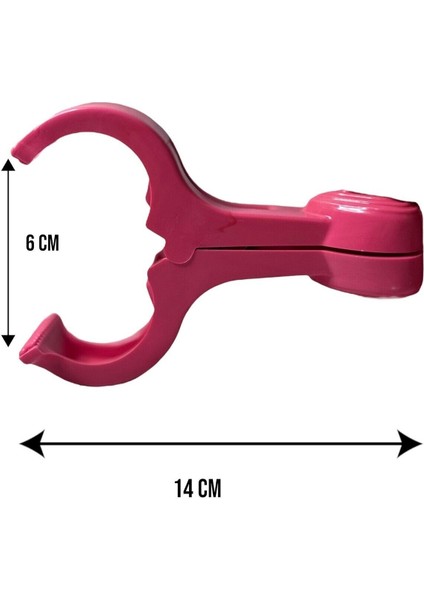 Pembe 4'lü Çok Amaçlı Plaj Şezlong ve Masa Mandalı Seti, Şık ve Rahat Kullanım Sağlar