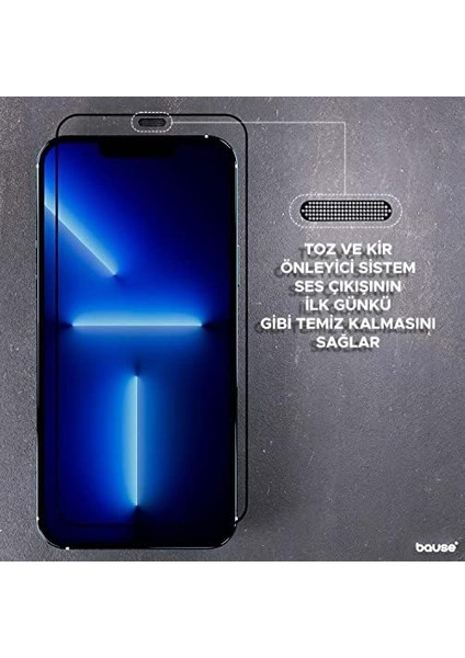 3lü Paket - Iphone 13 L 13 Pro Uyumlu Dust-Proof Toz Geçirmez Temperli Ekran Koruyucu Cam (Iphone 13 | Iphone 13 Pro) fiyatları