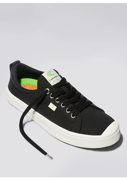 100103B01M - Oca Low Canvas Sneaker Siyah Erkek Günlük Spor Ayakkabı