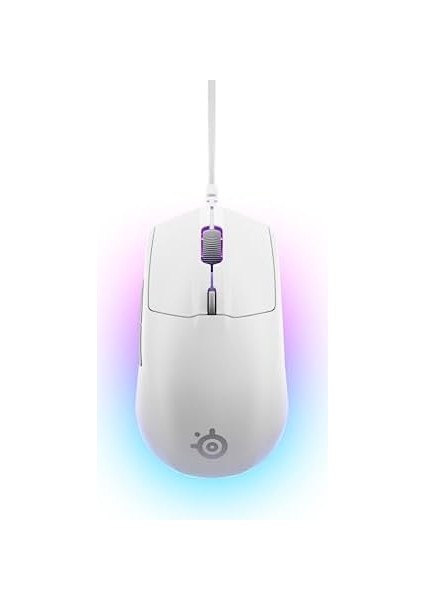 Rival 3 Gen 2 Rgb Gaming Mouse - 8500 Dpı Truemove Core Optik Sensör - 60 Milyon Tıklama Dayanıklılığı - 77G Hafif Tasarım - Beyaz fiyatları