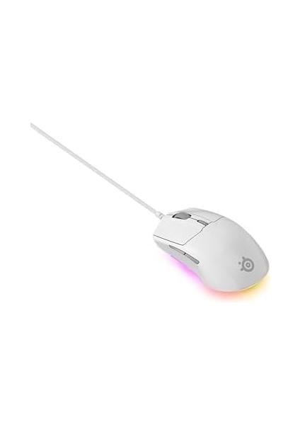 Rival 3 Gen 2 Rgb Gaming Mouse - 8500 Dpı Truemove Core Optik Sensör - 60 Milyon Tıklama Dayanıklılığı - 77G Hafif Tasarım - Beyaz modelleri