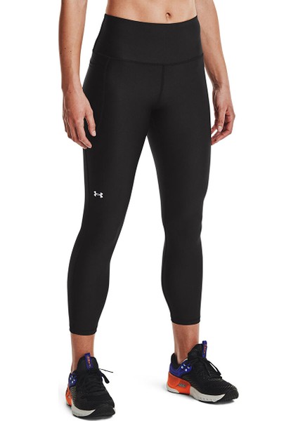 1365335-HG Armour Hirise 7/8 Ns Siyah - Beyaz Kadın Tayt
