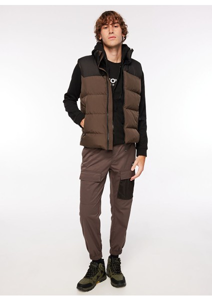 People By Fabrika Siyah Kadın Normal Kalıp Puffer Mont MKAW22-37 fiyatları