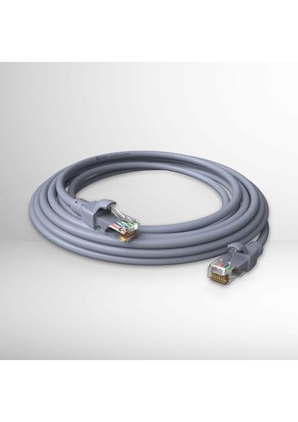 Kablo 3m Cat6 Utp Network-Ağ-Ethernet Patch Kablosu Lszh 24 Awg (Gri) fiyatları