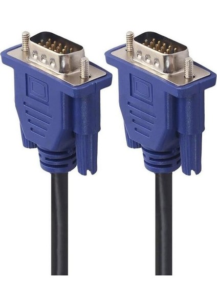 VGA To VGA Monitör Ekran Uzatma Ekleme Kablosu 15 Pin