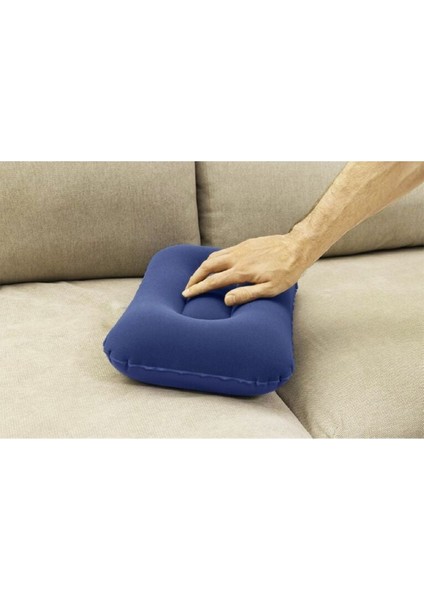 Lacivert Şişme Yastık, Seyahat ve Kamp Için Rahat Ortopedik Destek, Çok Renkli modelleri