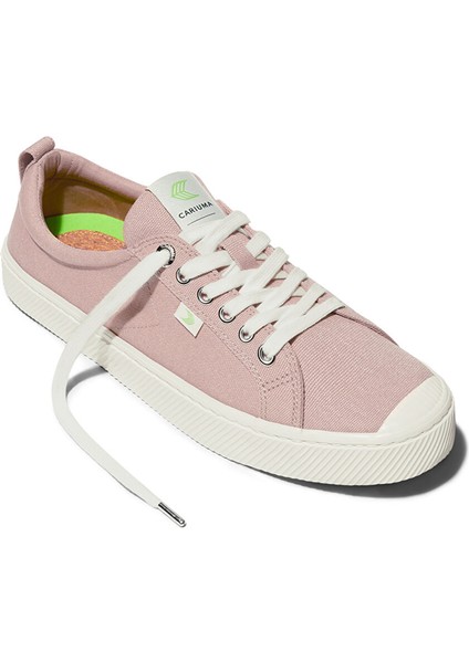 100103R02W-OCA Low Canvas Pembe Kanvas Kadın Günlük Spor Ayakkabı